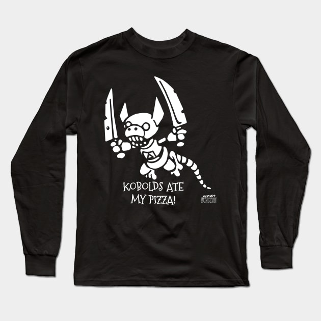 Kobolds Ate My Pizza! - Pizza Dungeon Long Sleeve T-Shirt by ReaperMini